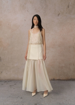 SIENNA CREAM SKIRT